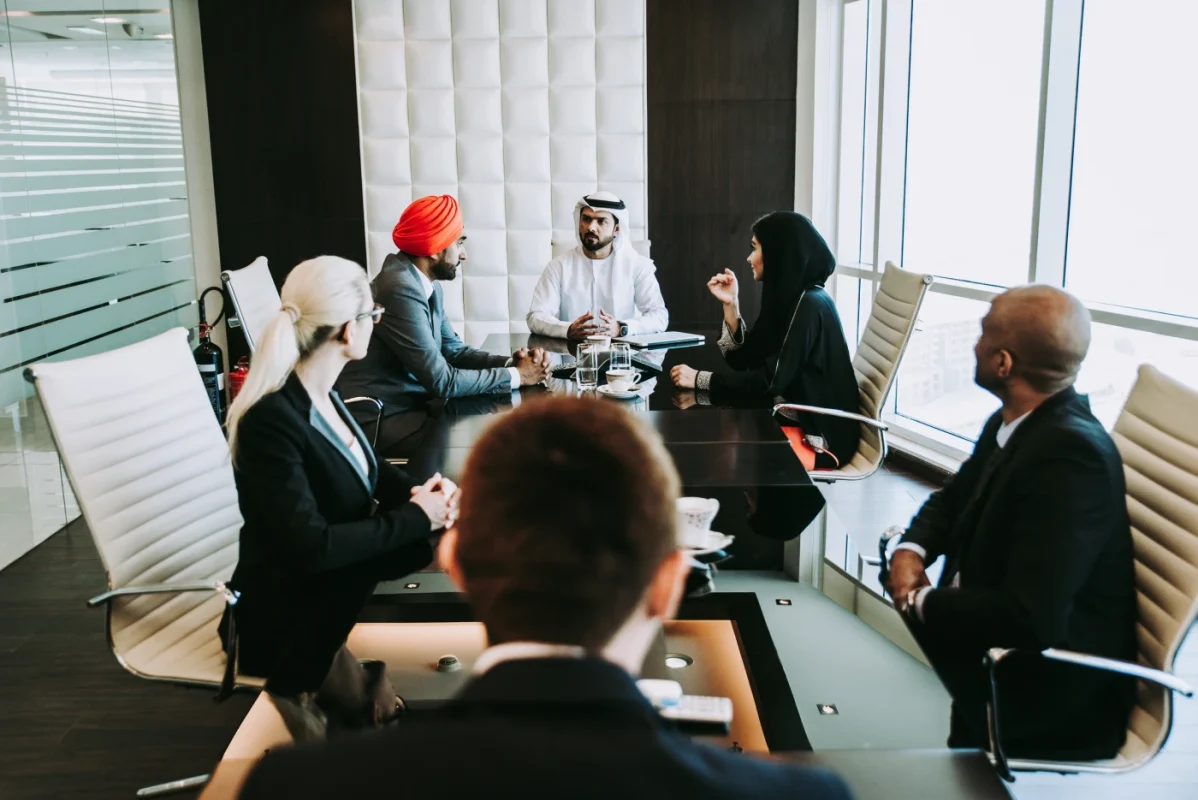 business consulting meeting UAE