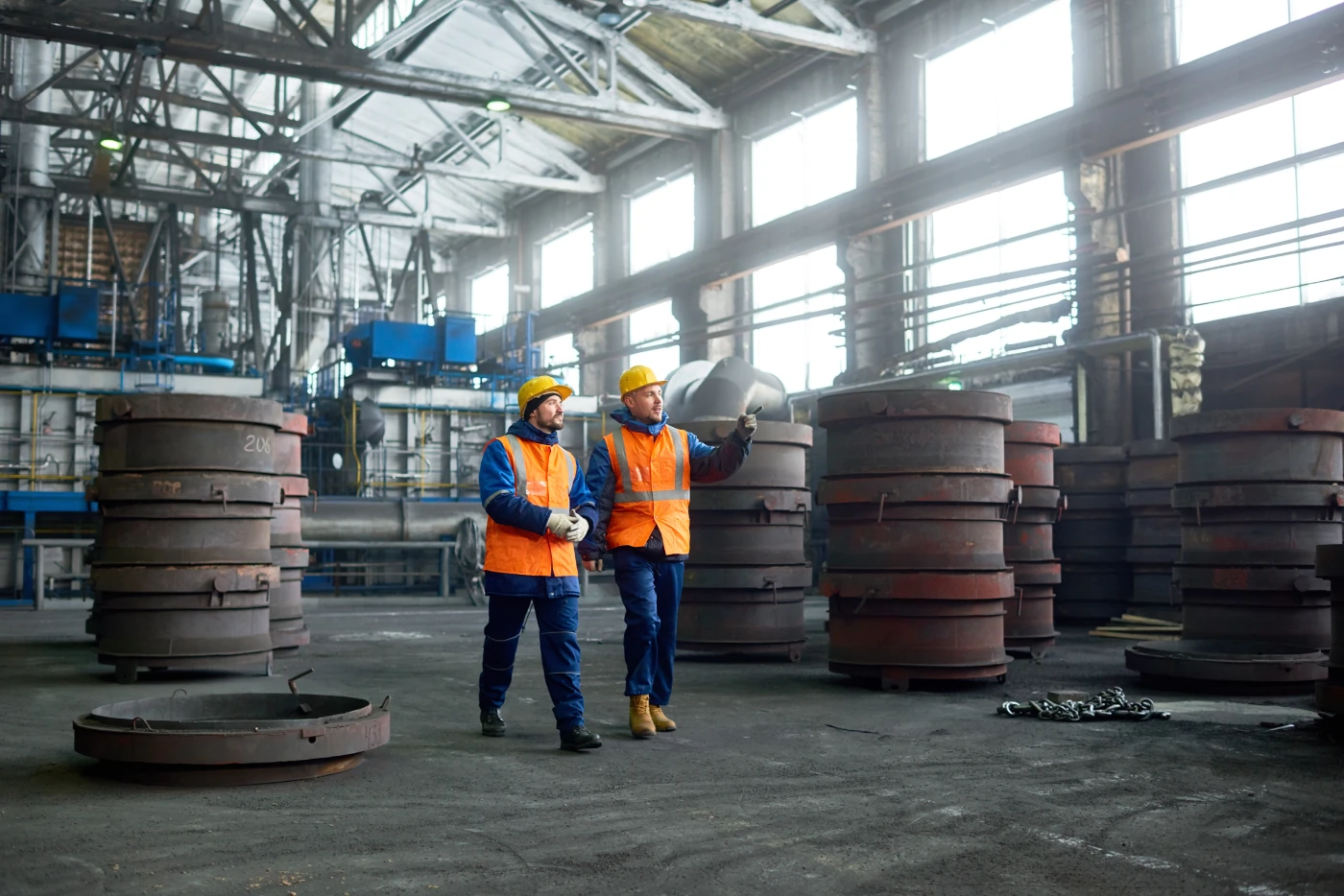 steel plant inspection