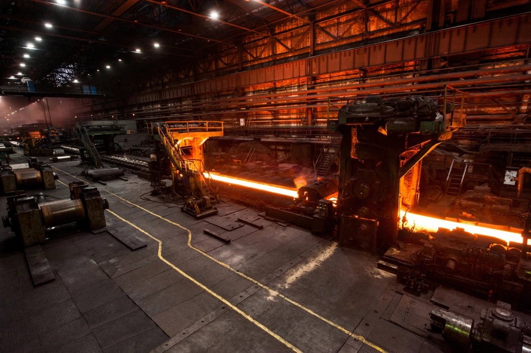 steel raw material processing plant